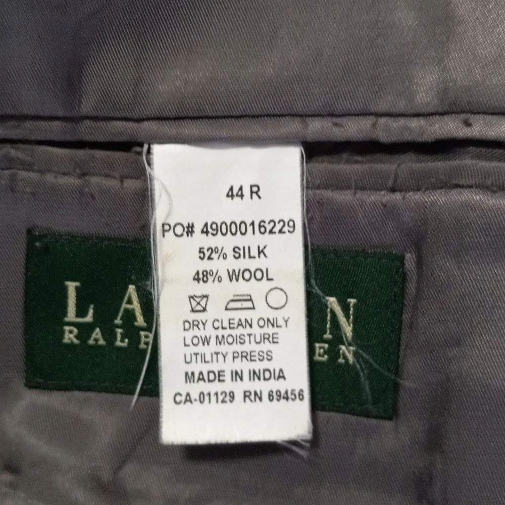 Lauren Ralph Lauren Silk Blend and Wool Blend Blazer Size 44R